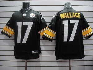 Jerseys Factory Cheap Steelers #17 Mike Wallace Black Stitched N