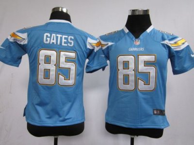 Jerseys Factory Cheap Nike Chargers #85 Antonio Gates Electric B