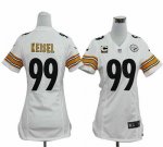 Jerseys Factory Cheap Nike Steelers #99 Brett Keisel White With