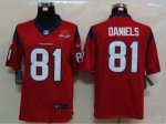 Jerseys Factory Cheap Nike Texans #81 Owen Daniels Red Alternate