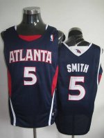 Jerseys Factory Cheap Hawks #5 Josh Smith Stitched Blue NBA Jers