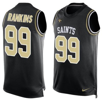 Jerseys Factory Cheap Nike Saints #99 Sheldon Rankins Black Team