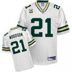 Jerseys Factory Cheap Packers #21 Charles Woodson White With C p