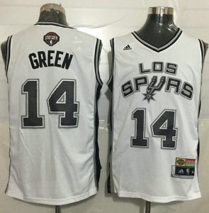 Jerseys Factory Cheap Spurs #14 Danny Green White Latin Nights S