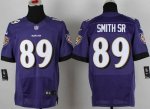 Jerseys Factory Cheap Nike Ravens #89 Steve Smith Purple Team Co