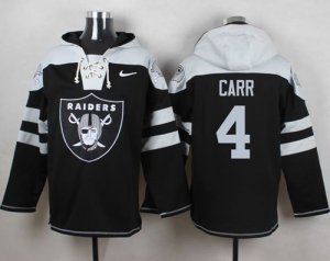 Jerseys Factory Cheap Nike Raiders #4 Derek Carr Black Player Pu