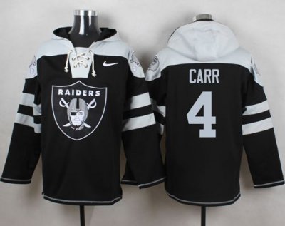 Jerseys Factory Cheap Nike Raiders #4 Derek Carr Black Player Pu