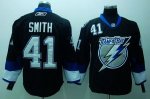 Jerseys Factory Cheap Lightning #41 Mike Smith Embroidered Black