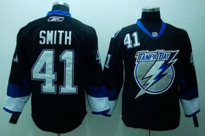 Jerseys Factory Cheap Lightning #41 Mike Smith Embroidered Black