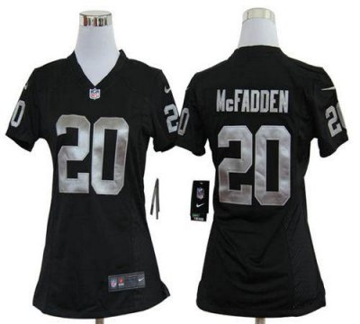 Jerseys Factory Cheap Nike Raiders #20 Darren McFadden Black Tea