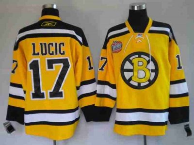 Jerseys Factory Cheap Bruins #17 Milan Lucic Embroidered Winter