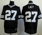 Jerseys Factory Cheap Nike Packers #27 Eddie Lacy Black Shadow M