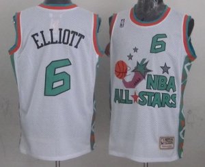 Jerseys Factory Cheap Mitchell And Ness Spurs #6 Sean Elliott Wh