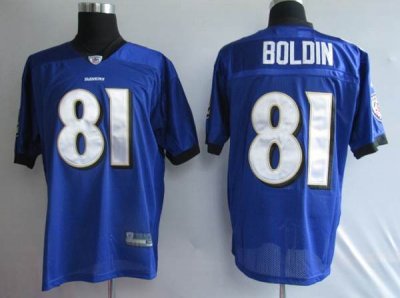 Jerseys Factory Cheap Ravens #81 Anquan Boldin Purple Stitched N