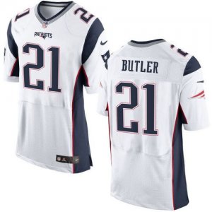 Jerseys Factory Cheap Nike Patriots #21 Malcolm Butler White Men