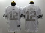 Jerseys Factory Cheap Nike Browns #12 Josh Gordon White Men's St