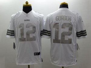 Jerseys Factory Cheap Nike Browns #12 Josh Gordon White Men's St