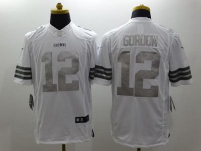Jerseys Factory Cheap Nike Browns #12 Josh Gordon White Men's St