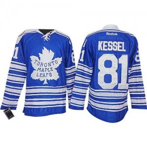 Jerseys Factory Cheap Maple Leafs #81 Phil Kessel Blue 2014 Wint