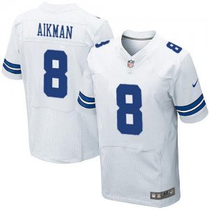 Jerseys Factory Cheap Nike Cowboys #8 Troy Aikman White Men's St