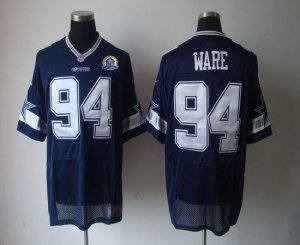 Jerseys Factory Cheap Nike Cowboys #94 DeMarcus Ware Navy Blue T