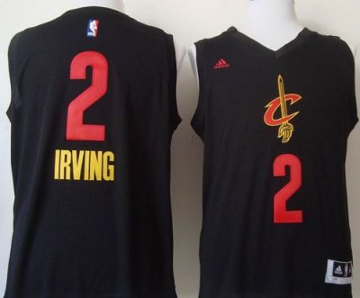 Jerseys Factory Cheap Cavaliers #2 Kyrie Irving Black New Fashio