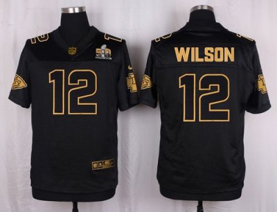 Jerseys Factory Cheap Nike Chiefs #12 Albert Wilson Black Men's