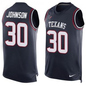 Jerseys Factory Cheap Nike Texans #30 Kevin Johnson Navy Blue Te