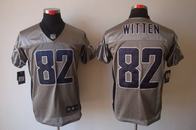 Jerseys Factory Cheap Nike Cowboys #82 Jason Witten Grey Shadow