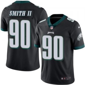 Jerseys Factory Cheap Nike Eagles #90 Marcus Smith II Black Men'