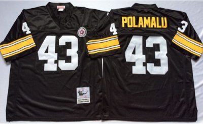Jerseys Factory Cheap Mitchell And Ness Steelers #43 Troy Polama