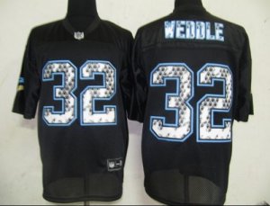 Jerseys Factory Cheap Sideline Black United Chargers #32 Eric We