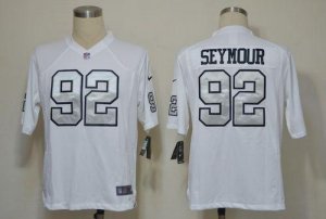 Jerseys Factory Cheap Nike Raiders #92 Richard Seymour White Sil