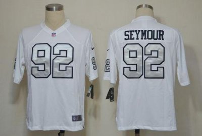 Jerseys Factory Cheap Nike Raiders #92 Richard Seymour White Sil