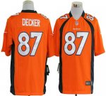 Jerseys Factory Cheap Nike Broncos #87 Eric Decker Orange Team C