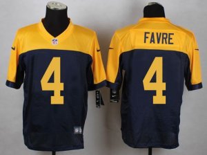 Jerseys Factory Cheap Nike Packers #4 Brett Favre Navy Blue Alte