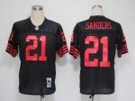 Jerseys Factory Cheap Mitchell and Ness 49ers #21 Deion Sanders