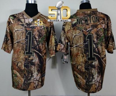 Jerseys Factory Cheap Nike Panthers #1 Cam Newton Camo Realtree