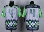 Jerseys Factory Cheap Nike Seahawks #4 Steven Hauschka Grey Men'