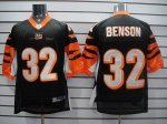 Jerseys Factory Cheap Bengals #32 Cedric Benson Black Stitched N