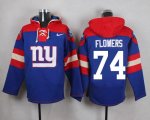Jerseys Factory Cheap Nike Giants #74 Ereck Flowers Royal Blue P
