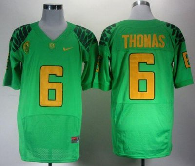 Jerseys Factory Cheap Ducks #6 De'Anthony Thomas Green Elite PAC