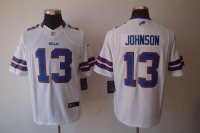 Jerseys Factory Cheap Nike Bills #13 Steve Johnson White Men's E