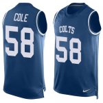 Jerseys Factory Cheap Nike Colts #58 Trent Cole Royal Blue Team