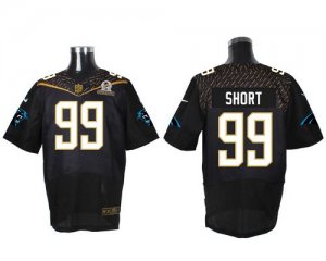 Jerseys Factory Cheap Nike Panthers #99 Kawann Short Black 2016