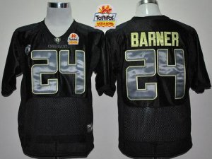 Jerseys Factory Cheap Ducks #24 Kenjon Barner Black With PAC-12