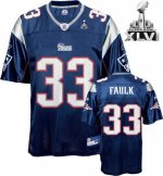 Jerseys Factory Cheap Patriots #33 Kevin Faulk Dark blue Super B