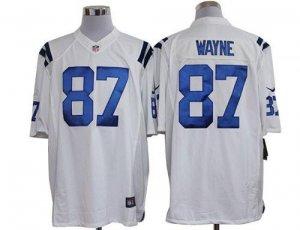 Jerseys Factory Cheap Nike Colts #87 Reggie Wayne White Men's St