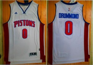 Jerseys Factory Cheap Pistons #0 Andre Drummond White Stitched N