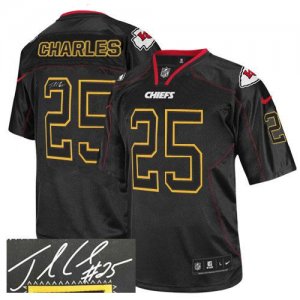 Jerseys Factory Cheap Nike Chiefs #25 Jamaal Charles Lights Out